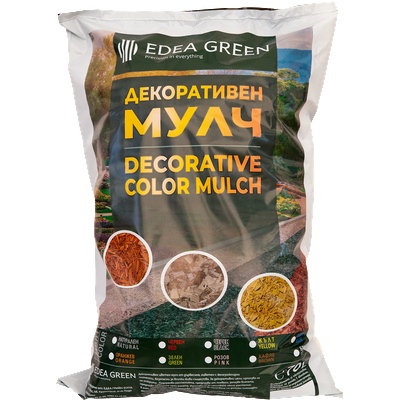 Edea Green Цветен дървесен мулч в опаковка 70л - червен (09068797)