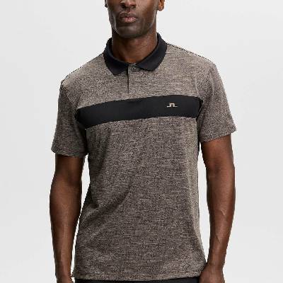 J.Lindeberg Men Rocky Polo Brindle