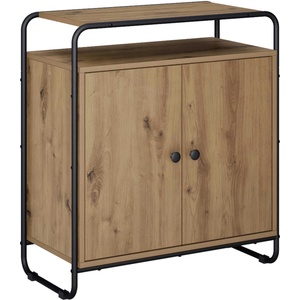 vidaXL Бюфет Дъб артизан 68 x 35 x 75 cm Обработено дърво (8007983)