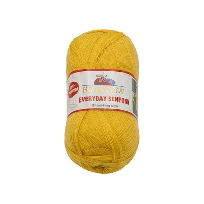 BELLATEX s.r.o. Příze Everyday Senfoni 100 g - 71002-12 žlutá