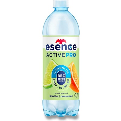 Mattoni Esence Active Pro jemné perlivá minerální voda limetka a pomeranč 0,7 l