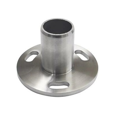 Příruba k naražení pro trubku o 42,4 x 2,0 mm, deska o 100mm, nerez broušená V2A