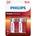 Philips Батерии Philips Power Alkaline батерия LR14 (C), 2-blister (LR14P2B/10)