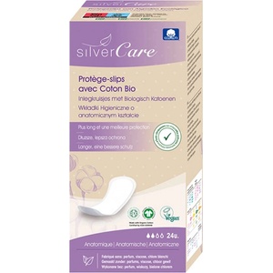 Silver Care Органични ежедневни дамски превръзки Silver Care - Анатомични, 24 броя