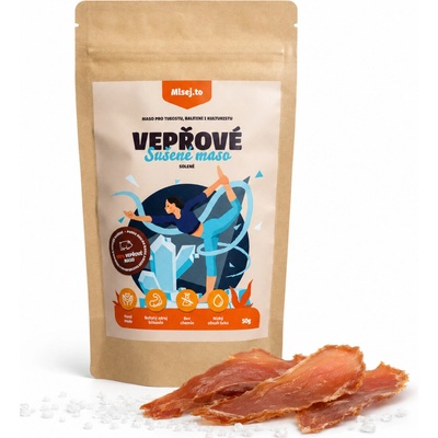 Mlsej.to Vepřové sušené maso solené 50 g