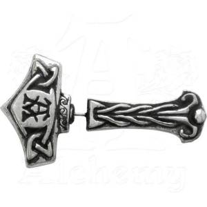 Alchemy gothic обеци alchemy gothic - Поразен от гръм Изкуствен Носилка - e368
