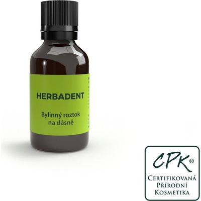 HERBADENT Bylinný roztok na ďasná 25 ml