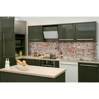 DIMEX KI-260-299 Fototapeta do kuchyně Stará cihlová stěna rozměry 260 x 60 cm