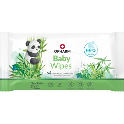 Opharm dětské vlhčené ubrousky ubrousky 64 ks