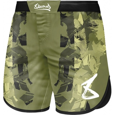 Fight MMA šortky 8 WEAPONS HIT 2.0 Olive