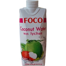 Foco Kokosová voda so šťavou z liči 100% 500 ml