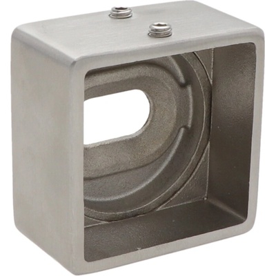 Kotvení boční na madlo / jekl 40x40 mm, broušená nerez K320 / AISI304 – Sleviste.cz
