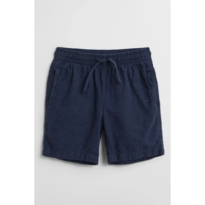 šortky GANT cotton LINEN shorts MARINE
