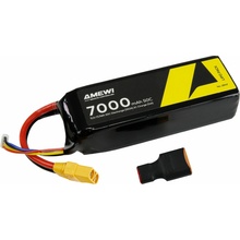 AMEWI Trade e.K. Batéria Li-Pol 3S 11,1V 7000 mAh 50C XT90 + adaptér XT90/T-Dean