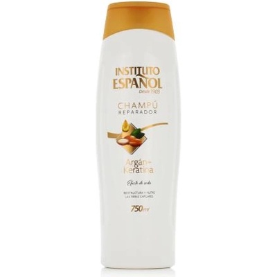 Instituto Español Argan + Keratin Repairing Shampoo 750 ml укрепващ шампоан за всички типове коса унисекс