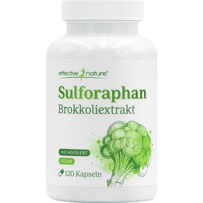 effective nature Sulforaphan prírodný extrakt z brokolice 120 kapsúl