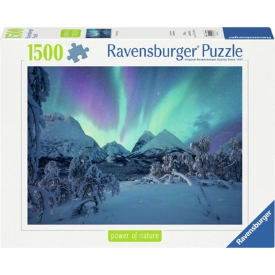Ravensburger Пъзел Ravensburger от 1500 части - Когато северното сияние танцува (12000802)