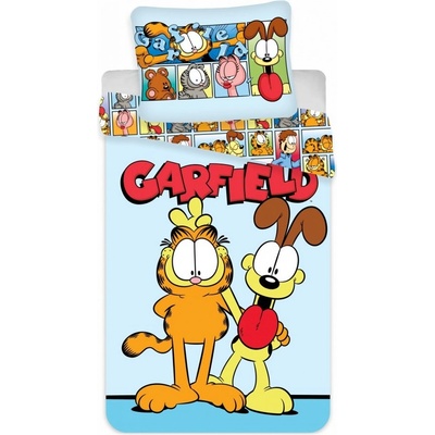 BrandMac obliečky Kocúr Garfield 40 x 60 cm 100 x 135 cm