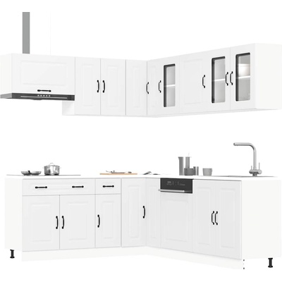 vidaXL Комплект кухненски шкафове от 11 части Kalmar, инженерно дърво (3314911)