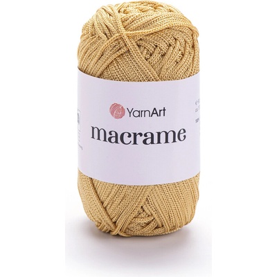 Yarn Art příze Macrame_M155 zlatě béžová