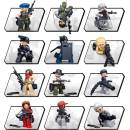 Sluban B0583 Policajti a zloději , různé druhy