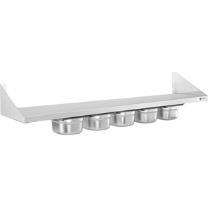 Royal Catering Стелаж за подправки - 5 x 1/6 GN - 120 см RCWR-5 GN1/6 (RCWR-5 GN1/6)