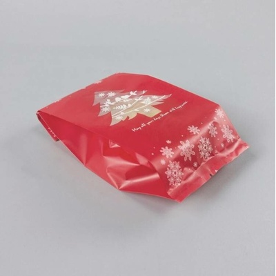 Dortisimo Mikulášske vrecko červené s vianočným stromčekom (20 x 9 x 7 cm)