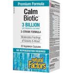 Natural Factors Calm Biotic® - Пробиотик срещу стрес и нервен стомах 3 млрд. активни пробиотици, 2 щама, 30 капсули Natural Factors (1860 NF)