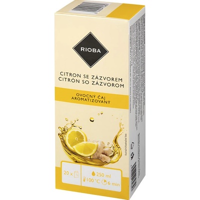 RIOBA Čaj citron zázvor 40 g