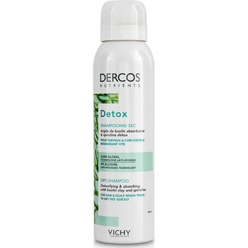Vichy Сух шампоан , Vichy Dercos Nutrients Detox Dry-Shampoo 150ml