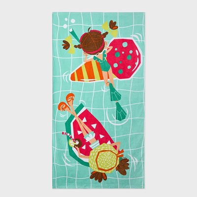 MAYORAL Плажна хавлия Аква за мини момиче Майорал