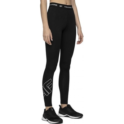 4F training leggings čierné
