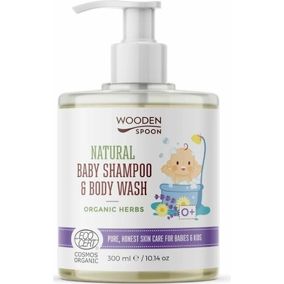 WoodenSpoon Děts.sprch.gel/šampon 2v1 byliny 300 ml
