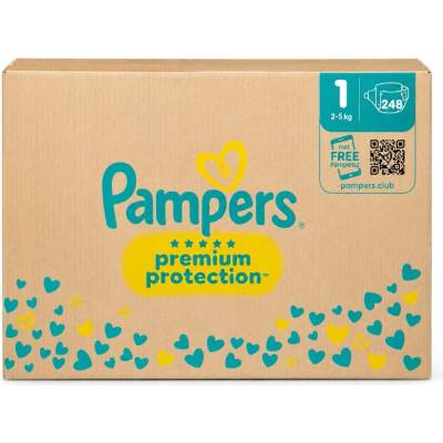 Pampers Premium 1 248 ks