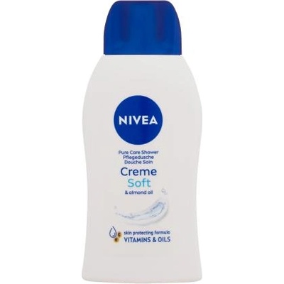 Nivea Creme Soft грижовен душ гел с бадемово масло 50 ml за жени