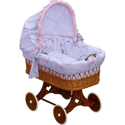 Scarlett Búdka k prútenému košu Gusto ružová