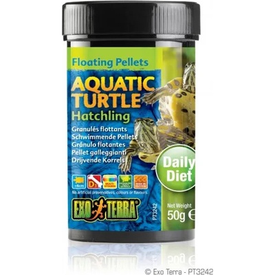 Hagen Floating Pellets - Hatchling Aquatic Turtle, храна за новородени водни костетурки - 50 гр - ГЕРМАНИЯ - PT3242