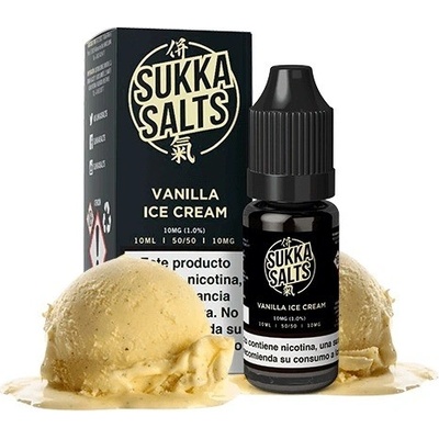 Sukka Black Salts Vanilla Ice Cream 10 ml 10 mg