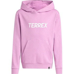 adidas Terrex Детски суичър adidas Terrex Kid's MT Logo Hoodie - Preloved Purple - размер 116 (EU) (704-5879-0111)