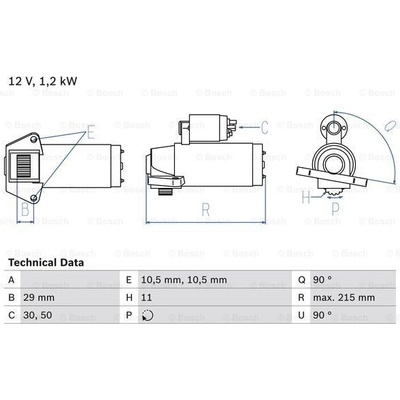BOSCH Štartér 0986023570