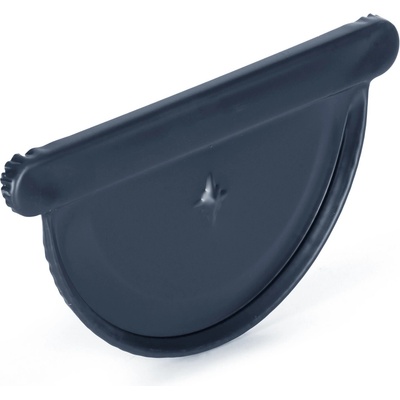 Evromat Čelo pre odkvapový žľab 333 mm pozink lak RAL 7016 antracit