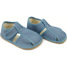 Baby Bare Shoes Slippers Denim