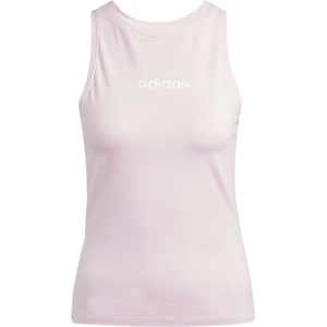 adidas Дамски потник Adidas Essentials Linear Slim Cotton Tank Top Womens - Clear Pink