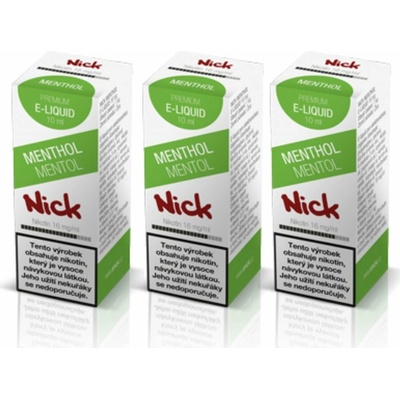 Nick MENTHOL 10 ml 16 mg 3 ks