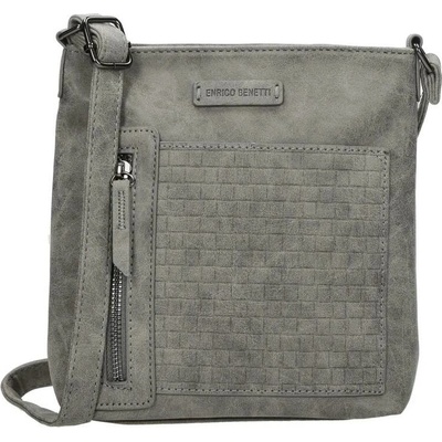 Enrico Benetti dámská crossbody kabelka Alice 66629 šedá
