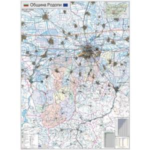 Mapmedia Карта на община Родопи (d177)