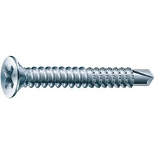 SPAX-FEX A vrut pro okenní kování 3.9x 25 PH2 ocel, stříbrný pro plastový profil (1000 ks)