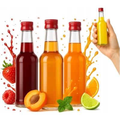 Fľaša Bimberek 100 ml bezfarebné sklo 5 ks