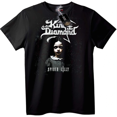 NOONEBRAND Тениска King Diamond Spider Lilly - 6XL, Black