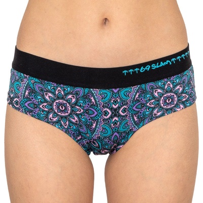 69SLAM Dámské kalhotky Boxer pastel mandala – Zboží Mobilmania
